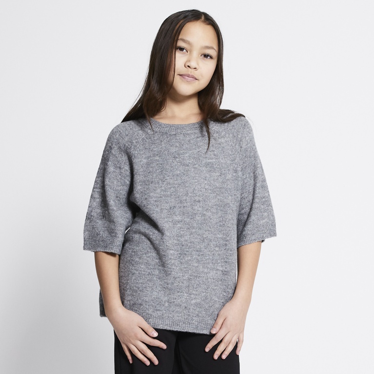 Basic knit tee "Knitted tee star"